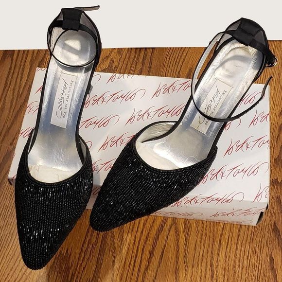 Lord & Taylor Shoes - ** Lord & Taylor Beaded Dress Heels